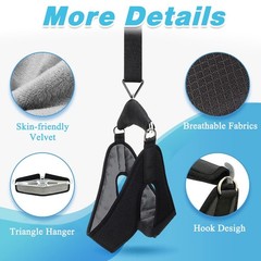 Cervical Neck Traction Head Brace Over Door Quick Pain Relief Decompression