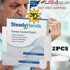 2X Steadyhands Tremor Control Patch,Steady Hands Control Patch – Hand Stabilizer