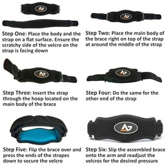 Athletic Compression Elbow Strap – Comfortable Support for Golf, Tennis, & More