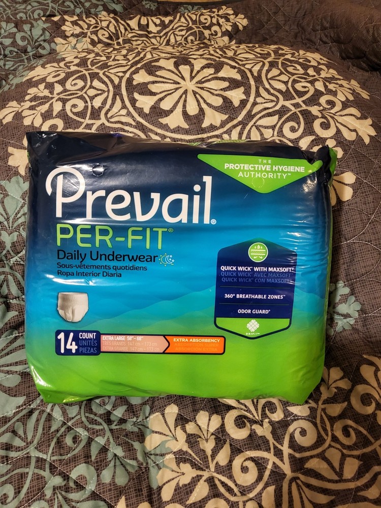 Prevail Per-Fit 360 Extra Large, 58-68 in, Extra Absorbency Adult Underwear