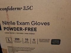 McKesson 14-6978C TACTILE TOUCH Powder Free Nitrile Exam Glove-2000/CS Large