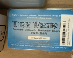Zephyr By Dry & Store Hearing Aid Dryer w/ 3 Extra Dry-Brik Refills Dehumidifier