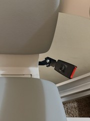 Bruno ELAN SRE-3050 Straight Electric Stairlift Foldable Indoor White/Gray