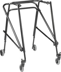 Nimbo 2G Lightweight Posterior Walker, Without Seat, Emperor Black, Extra Large