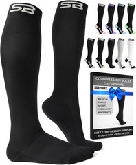 Lightweight 20-30mmHg Compression Socks for Men & Women – Pain Relief & Comfort