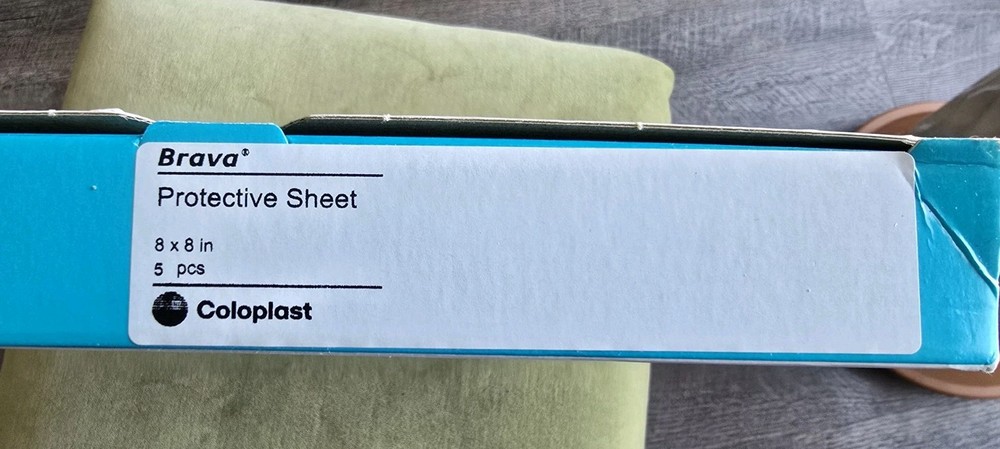 Coloplast Brava Protective Sheets 8 x 8 Inch NEW & FREE SHIPPING