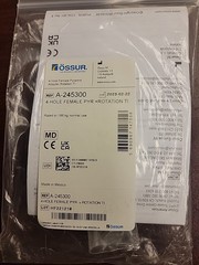 Össur 4 Hole Female Pyramid + ROTATION Prosthetic Part A-245300 NEW