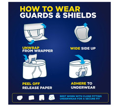 TENA Men Incontinence Guards Maximum Absorbency 144 Ct Bladder Control Pads