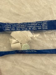 2 Packages 1990 Depends Undergarments Elastic Belted With Buttons NOS