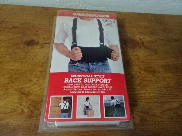 Weidecare Industrial Style Back Support/brace-size Medium-waist sz 33″-38″In pkg