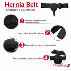 Inguinal Hernia Belt Men Post Surgery Support Truss Groin Adjustable Straps Band