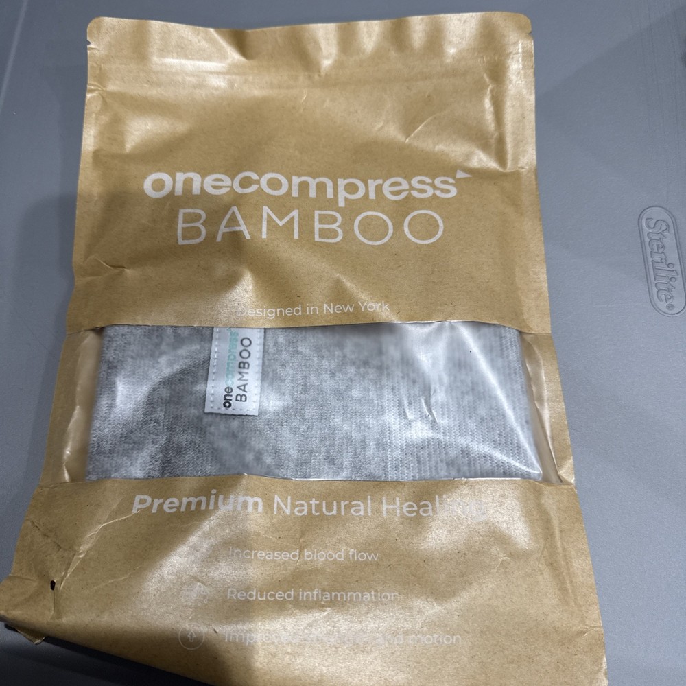 One Compress Bamboo Premium Bamboo Knee Sleeve (Single)
