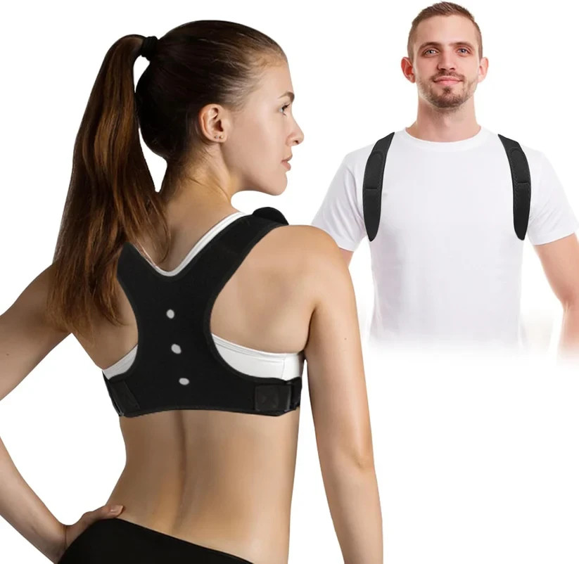 Soporte De Espalda Superior Ajustable Corrector De Postura Para Mujer y Hombres