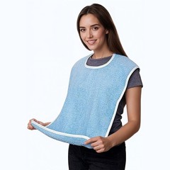 5PCS Adult Bibs for Eating Women/Men Bib-Washable Reusable Antifouling US