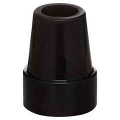Reinforced Rubber Cane Tips, Black, 5/8″ Inch, Pack of 4 Counts