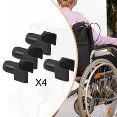 4x Wheelchair Seat Rail Guide Directly Replace Transport Chairs Common Parts