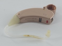 Widex M2-9 Gray Silver RIC Hearing Aid Pair for Both Ears
