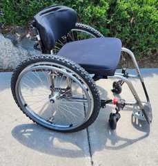TI TITIANIUM QUICKIE TILITE ULTRALIGHT WHEELCHAIR 16″x17″