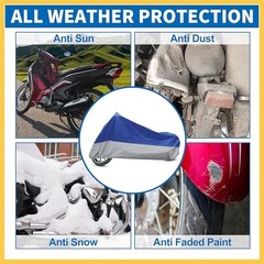 Motorcycle Cover for Harley All Season Universal Weather Waterproof Sun