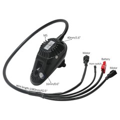 Dual 24V 250W Motor Conversion Kit 12“ wheels Joystick Controller fr Wheelchair