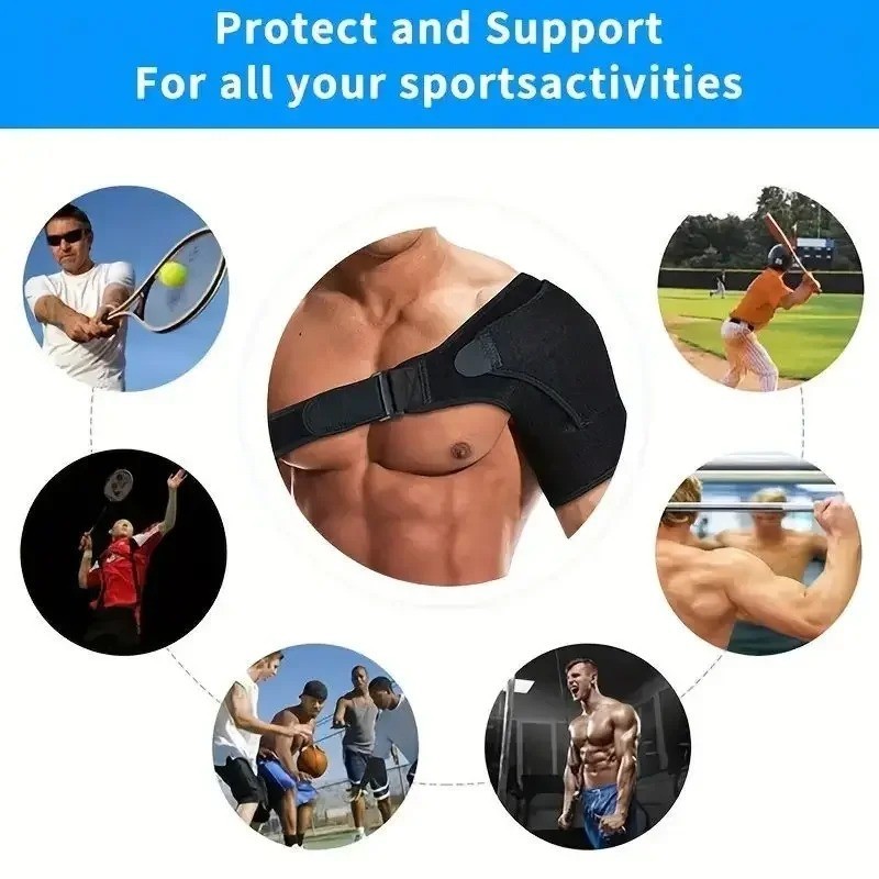 Shoulder Brace Support for Compression Sleeve Torn Rotator Cuff AC Joint Pain Re