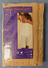 Design Veronique #853 Zippered Post-Op Body Girdle, L – 4XL, Beige