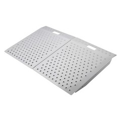 VEVOR Aluminum Threshold Ramp for Doorways, 29.5″x 24.3″ Wheelchair Accessible