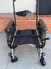 Ki Mobility TITANIUM Catalyst Cat5 Ultralight Folding Wheelchair 16″ X 19″ Used