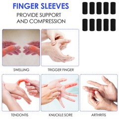 40 Pcs Finger Sleeves Protectors Sports Finger Splints Thumb Finger Support