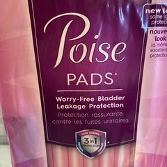 Poise Pads Incontinent Pad Regular Length Maximum Absorbency 48 Count