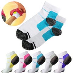 1-5 Pairs Compression Socks Plantar Fasciitis Arch Ankle Run Support Men Women