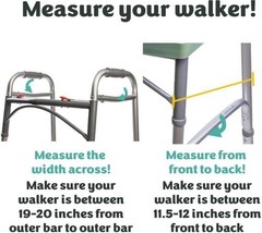 Sigo Green Walker Tray for Rolling Folding Walker, Tray Table with Cup Holder…