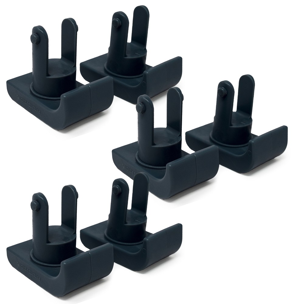 Top Glides Click & Go Walker Ski Glides for Round Tubes – 3 Pairs