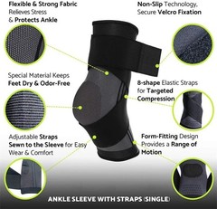 Adjustable Sports Ankle Brace Compression Support for Running Soccer Gym
