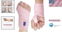 Comfortable Compression Wrist Braces – 2 Pack, Ideal for Sports & Rehabilitation