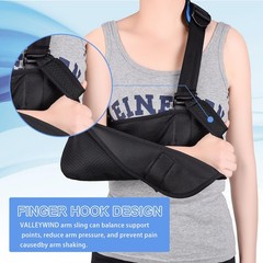 Arm Sling Shoulder Immobilizer Support Foam Neck Pad Left Right Hand Women Men S