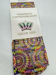 Celeste Stein Therapeutic Compressions Knee Length Women’s Socks Size 5-11~