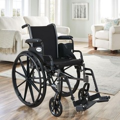 McKesson Lightweight Wheelchair Steel 16″-20″W x 16″ to 18″D Swing-Away Footrest