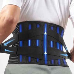 Adjustable Lower Back Brace Lumbar Support Waist Belt Men Women Pain Relief NEW