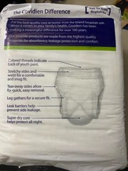 Curity Youth Pants Small/Medium 38-65 lbs 17 Count Unisex Coviden 70073A White