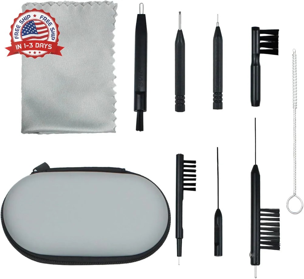 10 PCS Hearing Aid Cleaning Kits Hearing Amplifier Brush Tools Earbuds Headphone