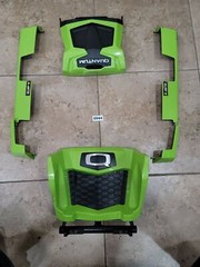PRIDE Quantum Q6 2.0 ,Ilevel Light Green Accent Shroud With front batteries door