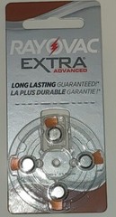 Lot Of 45 Rayovac Extra Advanced Hearing Aid Battery Size 312