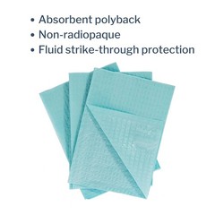 Disposable Towels [Pack of 500] for Dental Bibs Nails Tattoo Dentist Medical