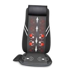 Back Massager with Heat,Shiatsu Massage Seat Cushion,8 Flexible Nodes Massage