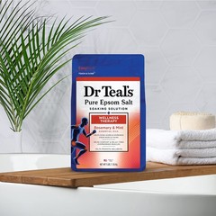 Dr Teal’S Dr Teals Pure Epsom Salt Soak Wellness Therapy 3 Lbs Pack Of 4