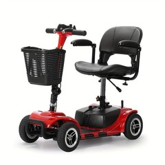 2024 4 Wheels Mobility Scooters Power Wheel Chair Electric Device Compact Mirror