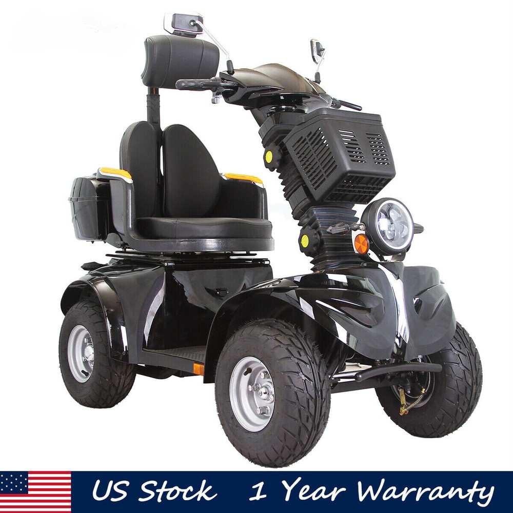 4-Wheel Travel Mobility Scooter 1000W 60V 20AH Battery Motor fit Adult Senior