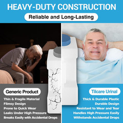Portable Urinals for Men Spill Proof Nighttime Glow in the Dark Lid- 3000 Ml/101