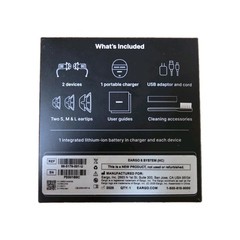 Eargo 8 Self-Fitting OTC CIC Hearing Aids, Rechargeable Charging Case, Black